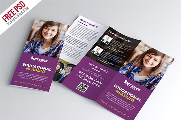 University Brochure Templates | 18+ Free & Premium PSD | Vector | ID | PNG | Ai PDF Downloads